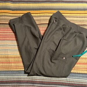 FIGS Kade Women's Technical Collection Scrub Pants Gray Medical Apparel